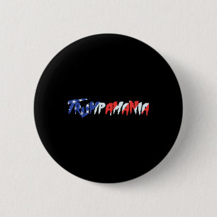 Lass Trump-a-mania Run Wild Brother Trump 2024 Button