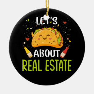 Lass über Real Anwesen Taco Bout Tacos Mexican Foo Keramik Ornament