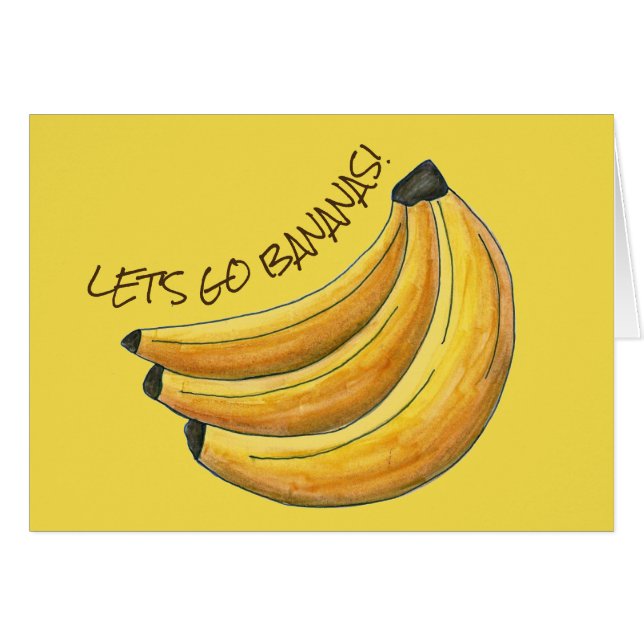 Lass uns Bananen-Gelbe Bananen-Früchtebüffel Feins (Vorderseite (Horizontal))
