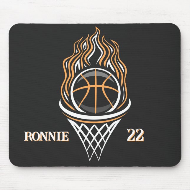 Lass uns Basketball spielen  Mousepad (Vorne)