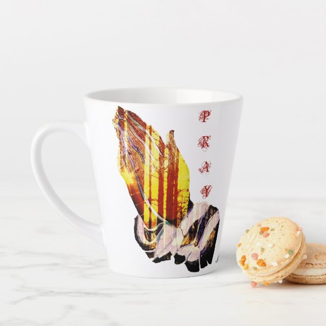 "Lass uns beten" Milchtasse (Beispiel)