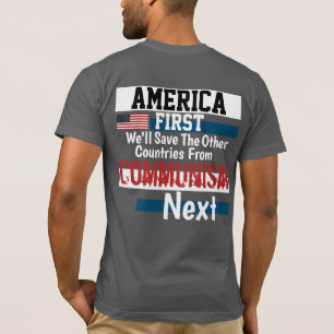 Lass uns Brandon America First T - Shirt gehen