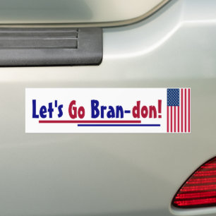 Lass uns Brandon Autoaufkleber gehen