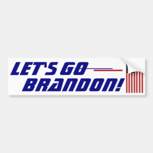 Lass uns Brandon Autoaufkleber gehen