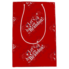 Lass uns Brandon Bandana Geschenktasche gehen Mittlere Geschenktüte