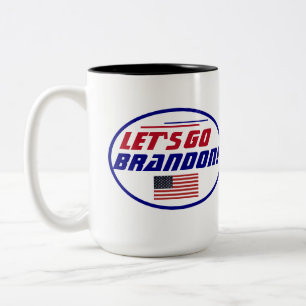 Lass uns Brandon Car Magnet gehen Zweifarbige Tasse
