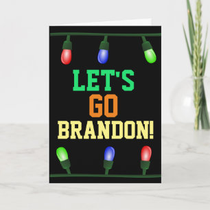 LASS UNS BRANDON GEHEN! ANTIBIDEN CHRISTMAS CARDS KARTE