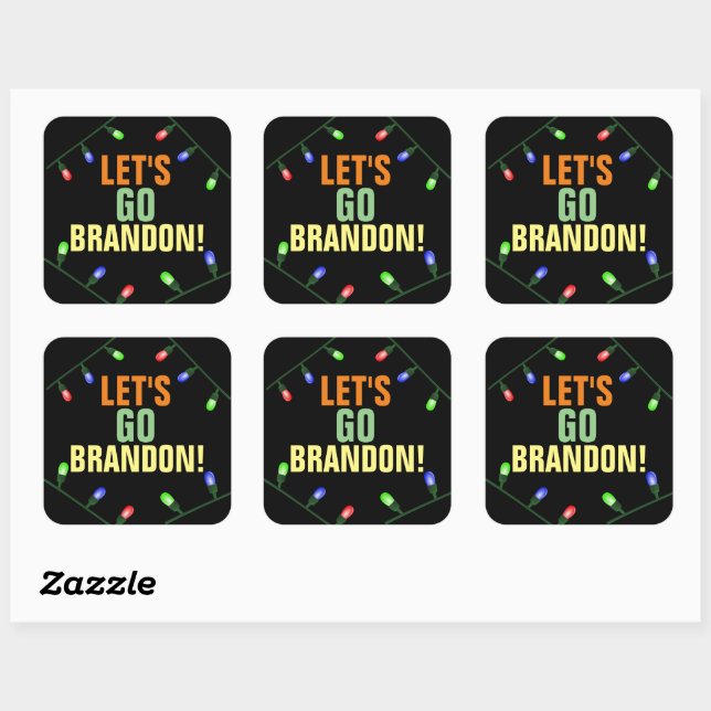 LASS UNS BRANDON GEHEN! CHRISTMAS Stickers (Blatt)