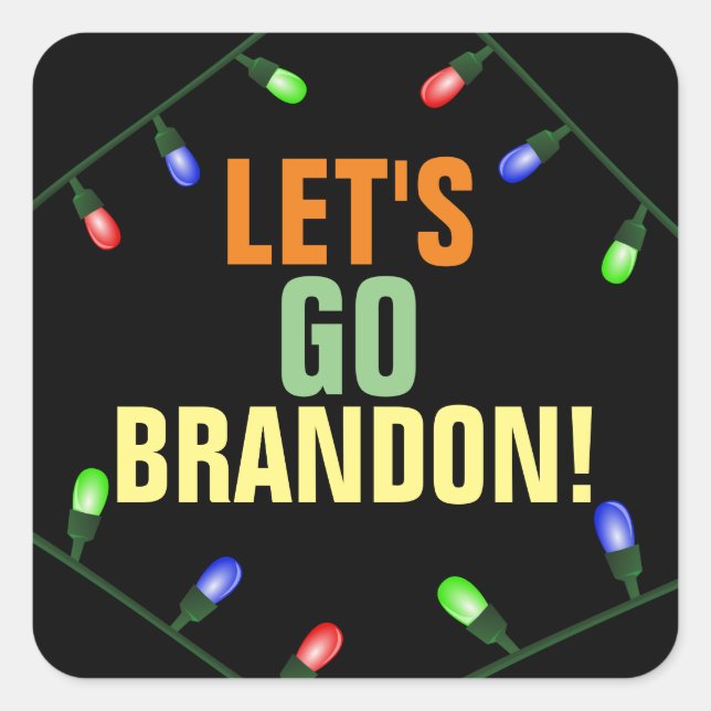 LASS UNS BRANDON GEHEN! CHRISTMAS Stickers (Vorderseite)