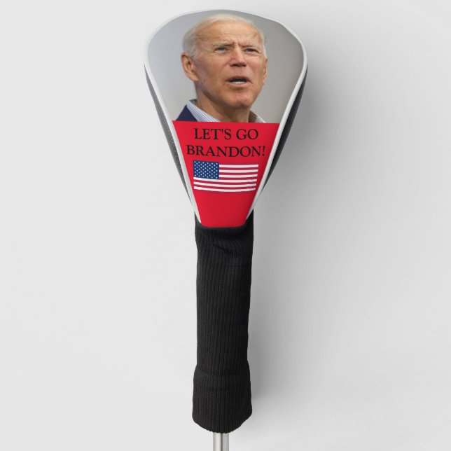 Lass uns Brandon gehen! Golf Headcover (Vorderseite)