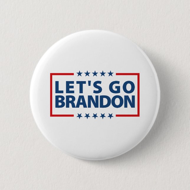 Lass uns Brandon gehen, Joe Biden Button (Vorderseite)