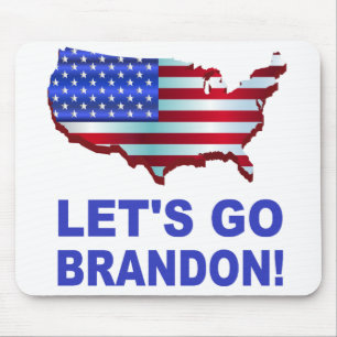 Lass uns Brandon gehen! Mousepad