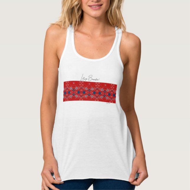 Lass uns Brandon gehen! Tank Top (Vorderseite)