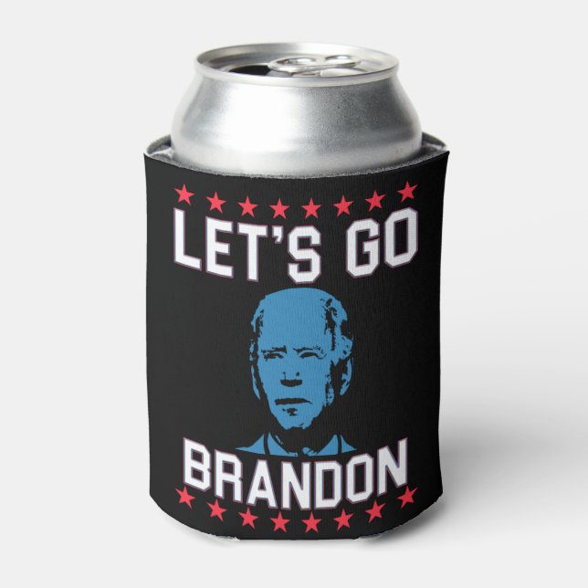Lass uns Brandon losgehen Dosenkühler (Kanne Vorderseite)