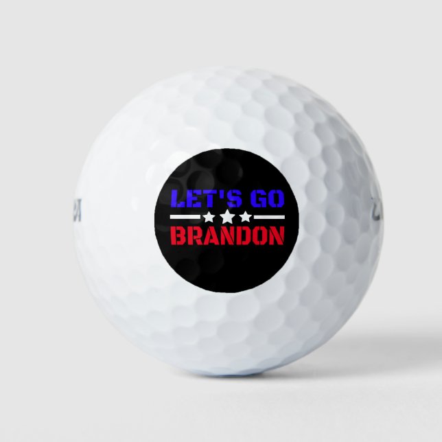 Lass uns Brandon losgehen Golfball (Vorderseite)