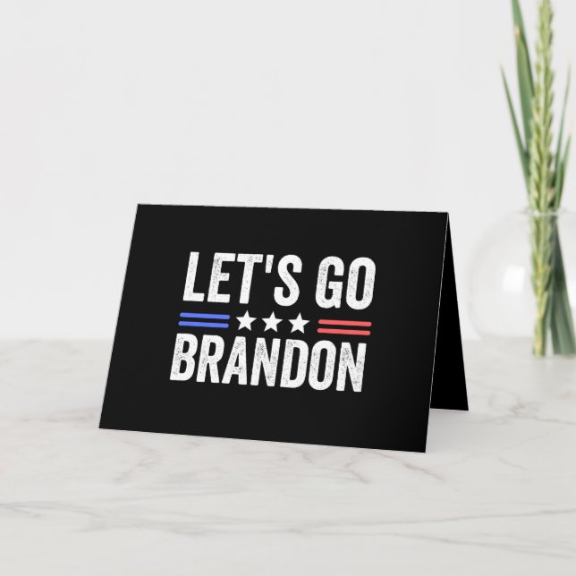 Lass uns Brandon losgehen Karte (Vorderseite)