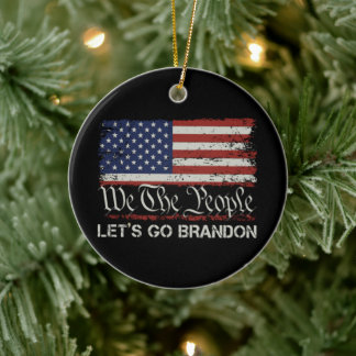 Lass uns Brandon losgehen Keramik Ornament