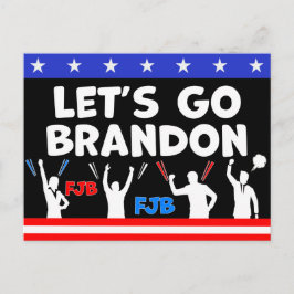 Lass uns Brandon losgehen Postkarte