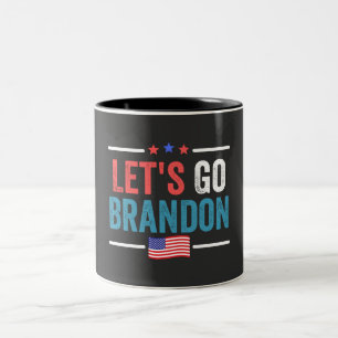 Lass uns Brandon losgehen Zweifarbige Tasse
