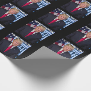LASS UNS BRANDON TRUMP WRAPPING PAPIER GEHEN GESCHENKPAPIER
