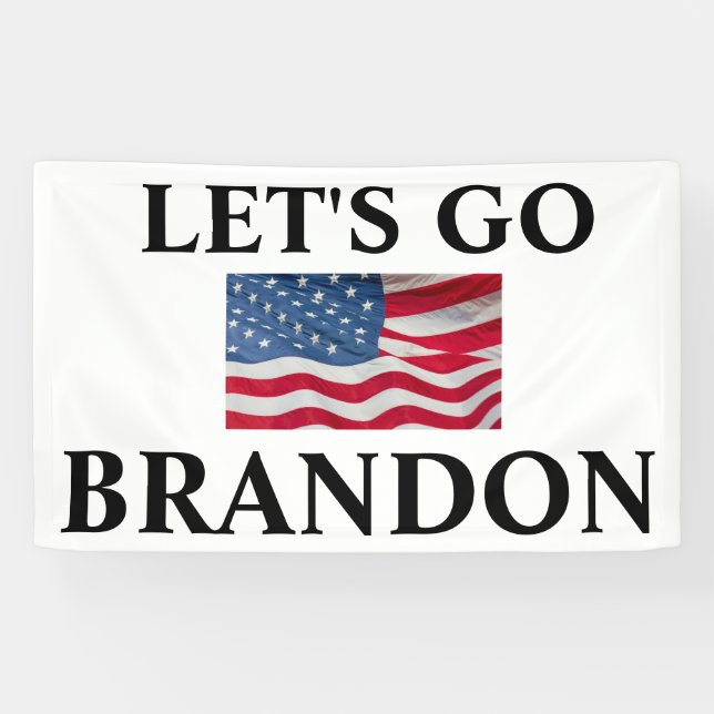 Lass uns Brandon Vinyl Banner gehen (Horizontal)