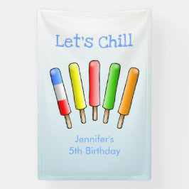 Lass uns Chill Birthday Banner