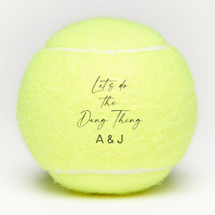 Lass uns das Dang-Ding Personalisiert machen Tennisbälle