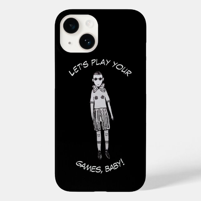 Lass uns deine Spiele spielen, Baby! Case-Mate iPhone 14 Hülle (Rückseite)