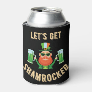 Lass uns den Shamrocked St. Patrick's Day bekommen Dosenkühler