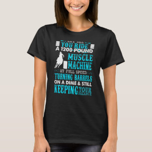 Lass Uns Dich Auf Einer 1200 Pfund Muskelmaschine T-Shirt