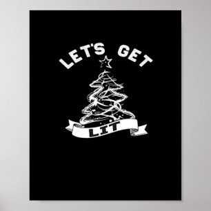 Lass uns dieses Weihnachts-Funny-Spaß-Angebot für Poster