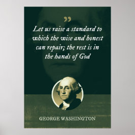 Lass uns einen Standard zu erhöhen, zu dem die Wei Poster