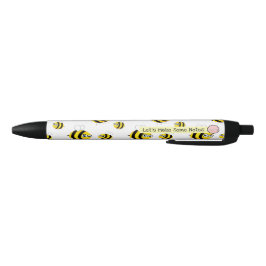 Lass uns einige Notizen machen, süßer Hummelstift Kugelschreiber