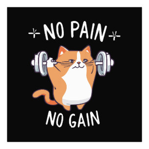 Lass uns etwas Muskel bauen! Gym Time! Fotodruck
