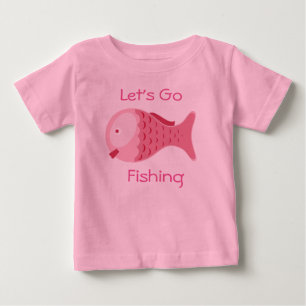 Lass uns Fischen Bio-Baby-Body Baby T-shirt