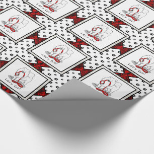 Lass uns gehen! (für einen Spaziergang) Samoyed w Geschenkpapier
