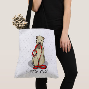 Lass uns gehen! Walk Wheaten Terrier Dog (Weizen 1 Tasche