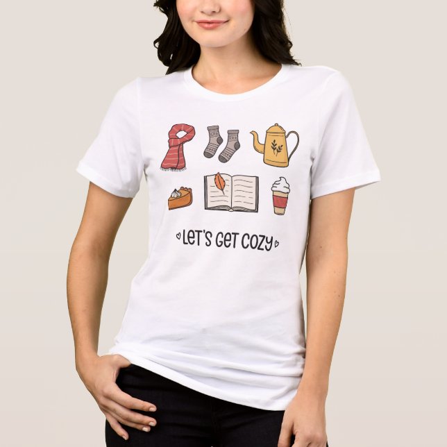 Lass uns gemütlich werden Tri-Blend shirt (Vorderseite)