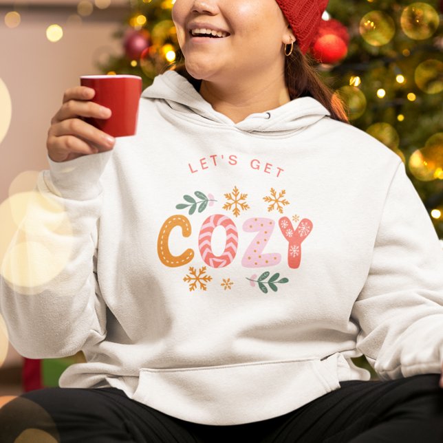 Lass uns gemütliche Winterferien Weihnachten holen Hoodie (Von Creator hochgeladen)