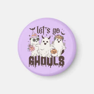 Lass uns Ghouls Halloween gehen Magnet