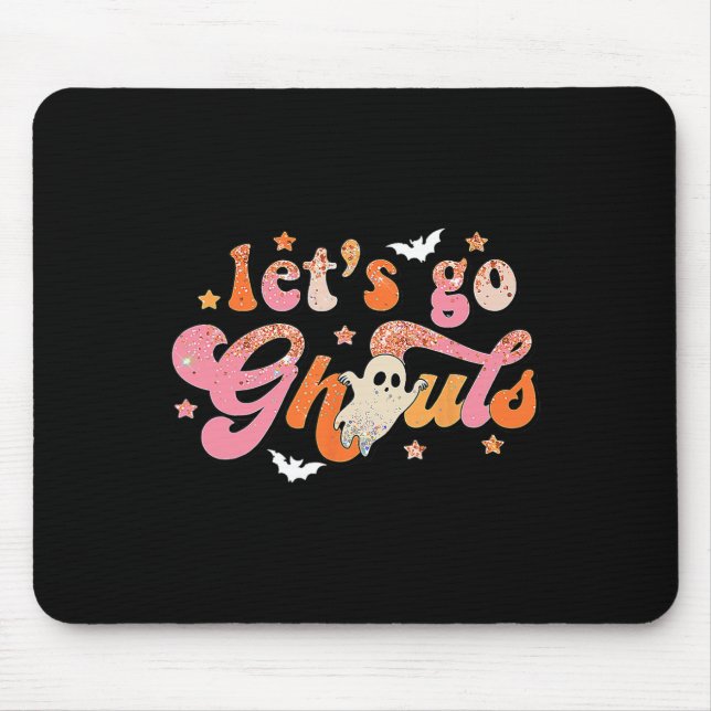Lass uns Ghouls Niedlich Ghost Boo Funny Halloween Mousepad (Vorne)