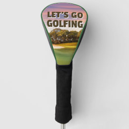 Lass uns Golf spielen gehen Headcover