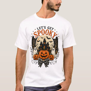 Lass uns gruselig süßes Halloween-T-Shirt bekommen T-Shirt