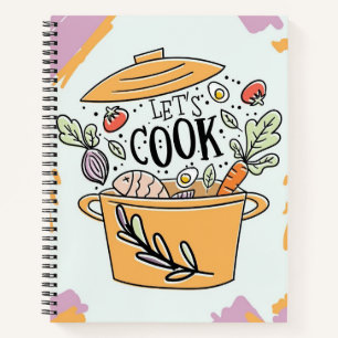 Lass uns kochen notizbuch