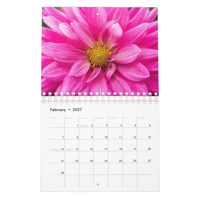 Lass uns Live Like Blume 2020 Kalender (Feb 2027)