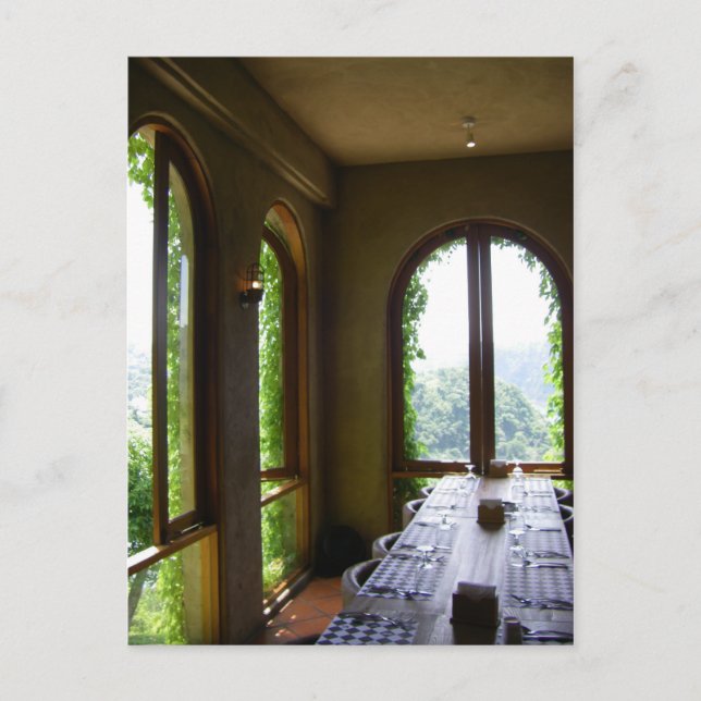 Lass uns mal zusammen essen postkarte (Vorderseite)