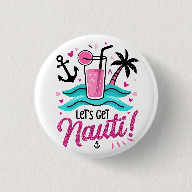 Lass uns Nauti holen! Schaltfläche Bridge Squad Pa Button (Vorderseite)