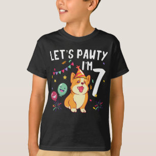 Lass uns Pawty, ich bin 4 T-Shirt