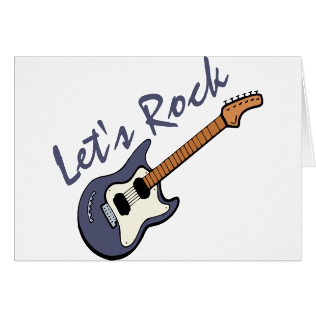 Lass uns Rock Guitar (Vorderseite (Horizontal))