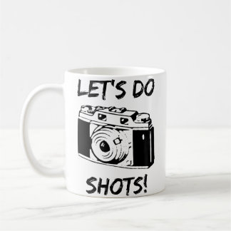 Lass Uns Schnappschüsse Machen Lustige Fotografie Kaffeetasse